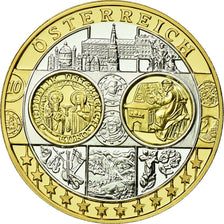 Austria, Medal, Euro, Europa, MS(65-70), Silver
