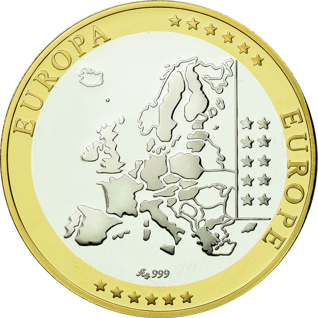Austria, Medal, Euro, Europa, MS(65-70), Silver