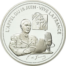 France, Médaille, De Gaulle, l'Appel du 18 juin, FDC, Argent