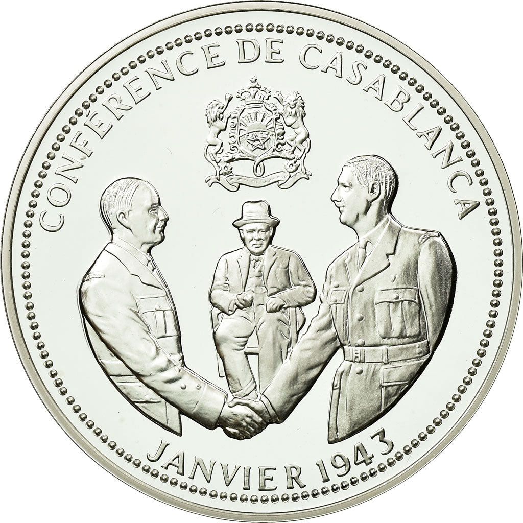 France, Medal, Seconde Guerre Mondiale, Conférence de Casablanca, MS(65-70)