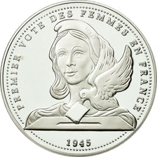 Frankrijk, Medaille, Politique, Premier Vote des Femmes en France, FDC, Zilver