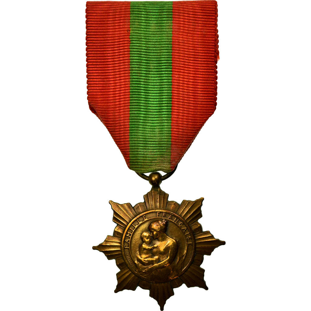 Francia, Médaille de la Famille Française, medalla, Excellent Quality, Bronce