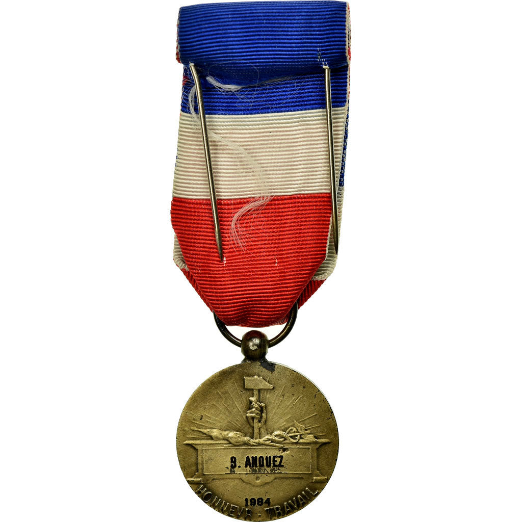 France, Médaille d'honneur du travail, Médaille, 1984, Excellent Quality