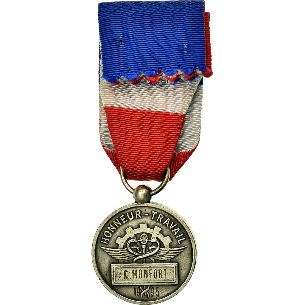 Frankreich, Médaille d'honneur du travail, Medaille, 1995, Excellent Quality