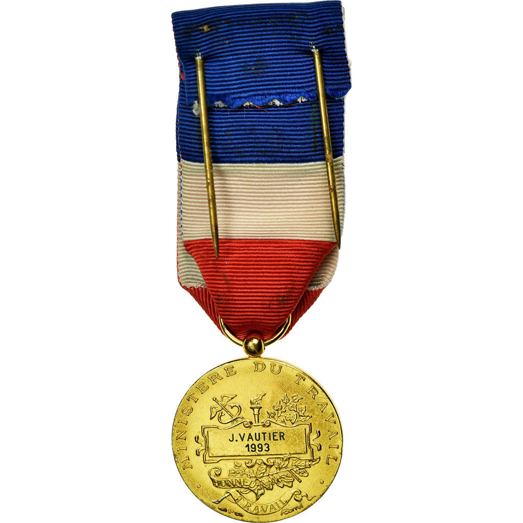 Frankrijk, Médaille d'honneur du travail, Medaille, 1993, Excellent Quality