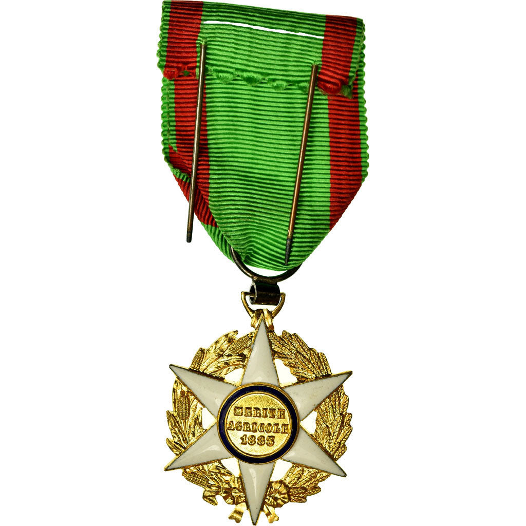 França, Médaille du Mérite Agricole, Medal, 1883, Não colocada em