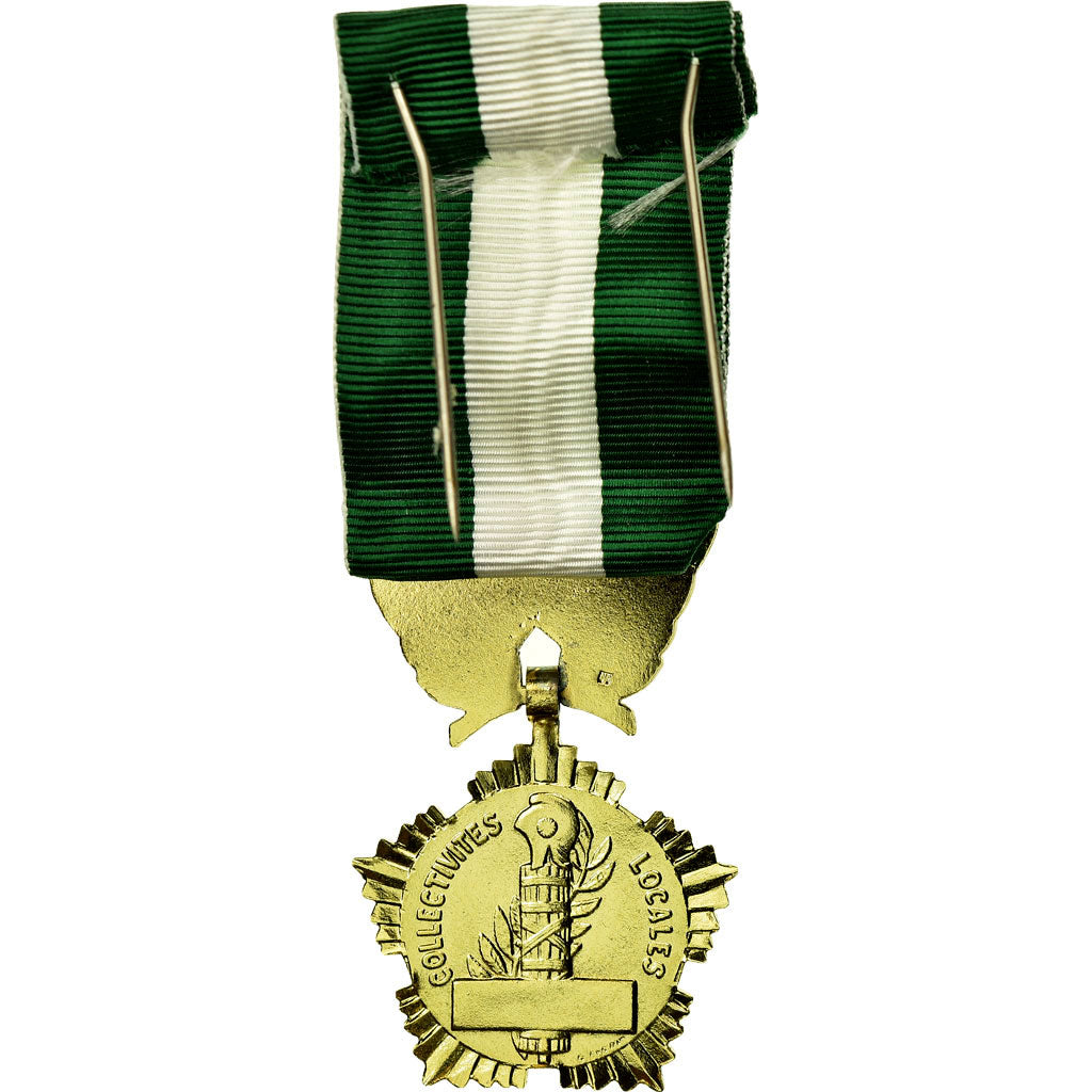 Francia, Collectivités locales, medalla, Sin circulación, Crouzat, Bronce