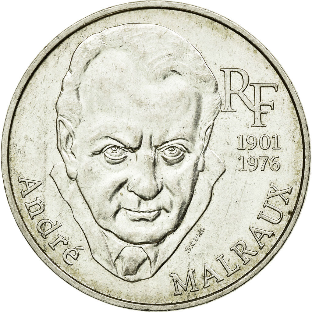 Coin, France, André Malraux, 100 Francs, 1997, AU(55-58), Silver, Gadoury:954