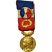 France, Médaille d'honneur du travail, Medal, Excellent Quality, Mattei, Gilt