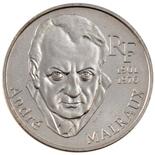 FRANCE, André Malraux, 100 Francs, 1997, KM #1188, AU(55-58), Silver, 31, Gadour