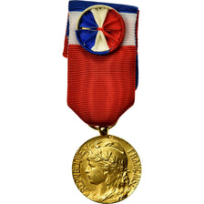 France, Médaille d'honneur du travail, Medal, 1995, Excellent Quality, Mattei