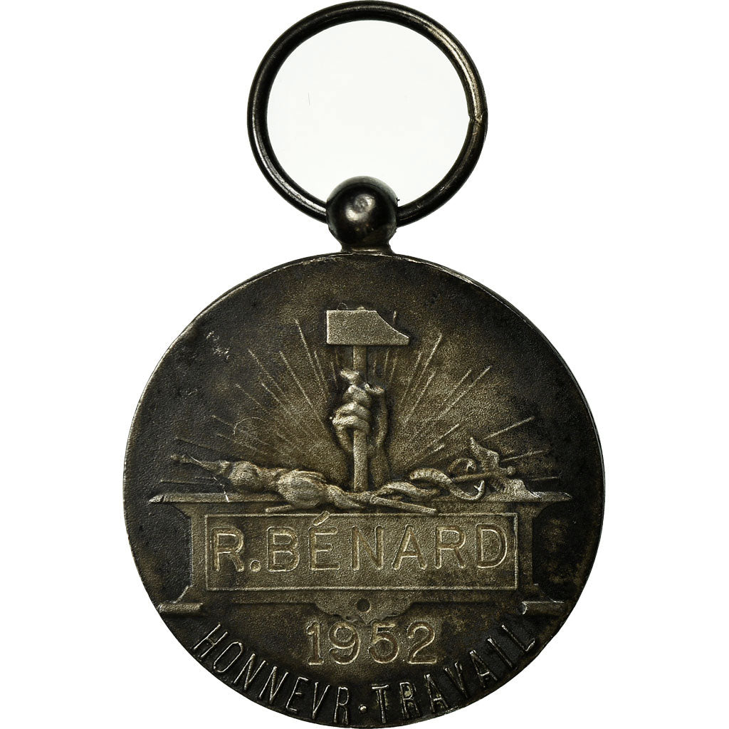 Frankrijk, Médaille d'honneur du travail, Medaille, 1952, Heel goede staat