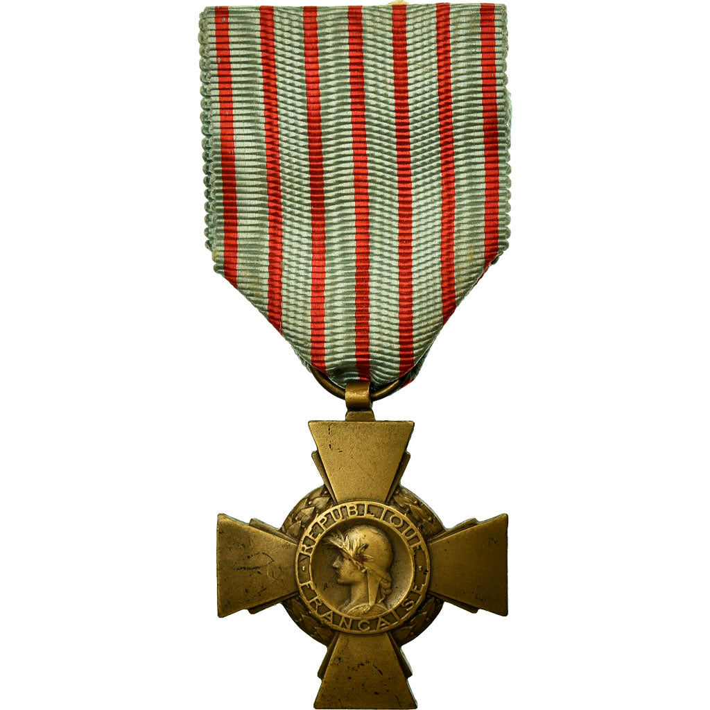 France, Croix du Combattant, Medal, Very Good Quality, Bronze, 36