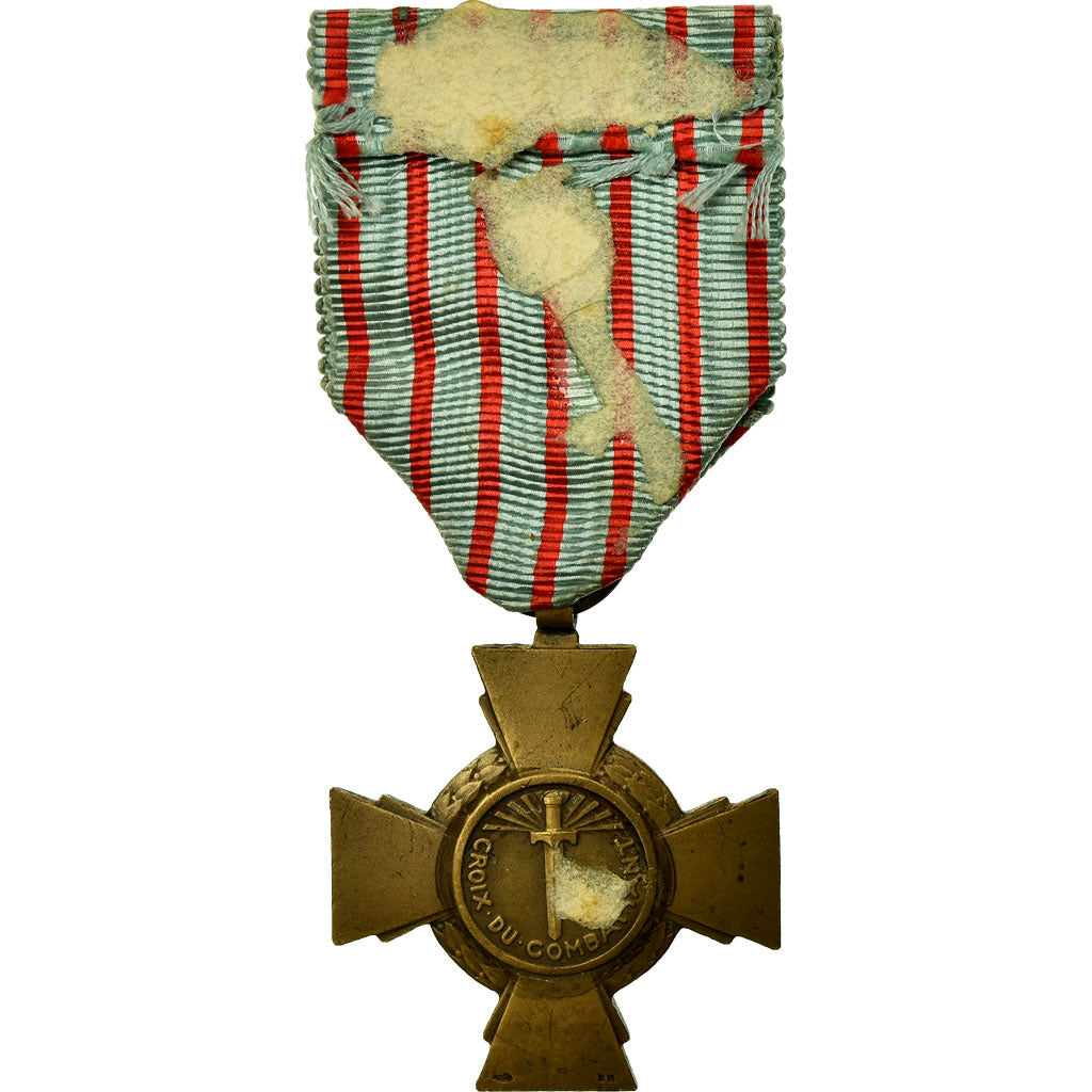 France, Croix du Combattant, Medal, Very Good Quality, Bronze, 36