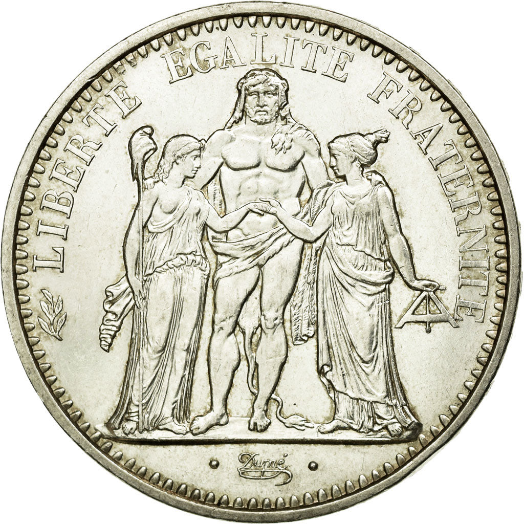 Coin, France, Hercule, 10 Francs, 1973, MS(60-62), Silver, Gadoury:813