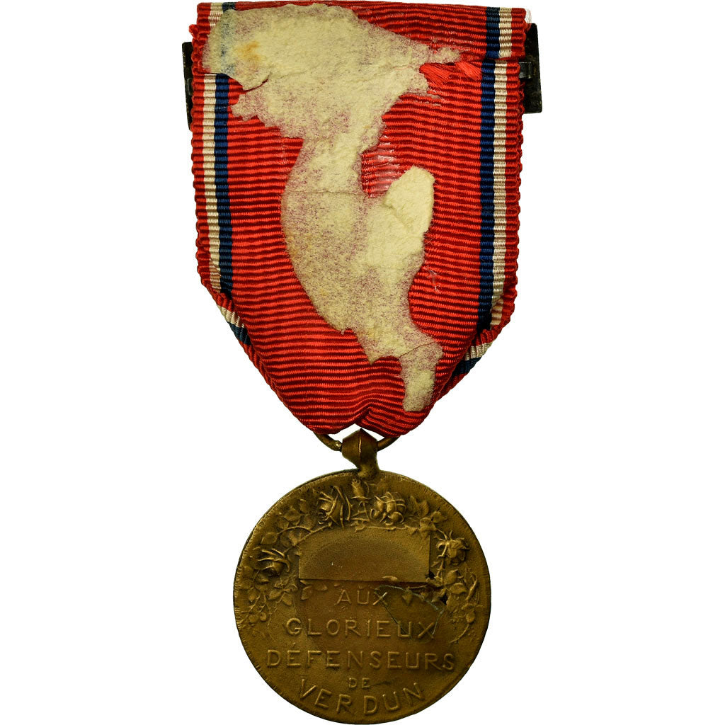 Francia, Aux Glorieux Défenseurs de Verdun, medalla, 1916, Muy buen estado