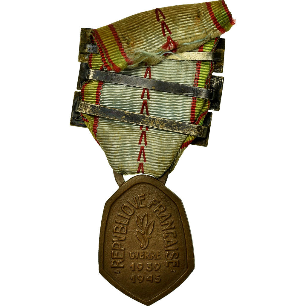 France, Libération, Atlantique, Méditerranée, Medal, 1939-1945, Very Good