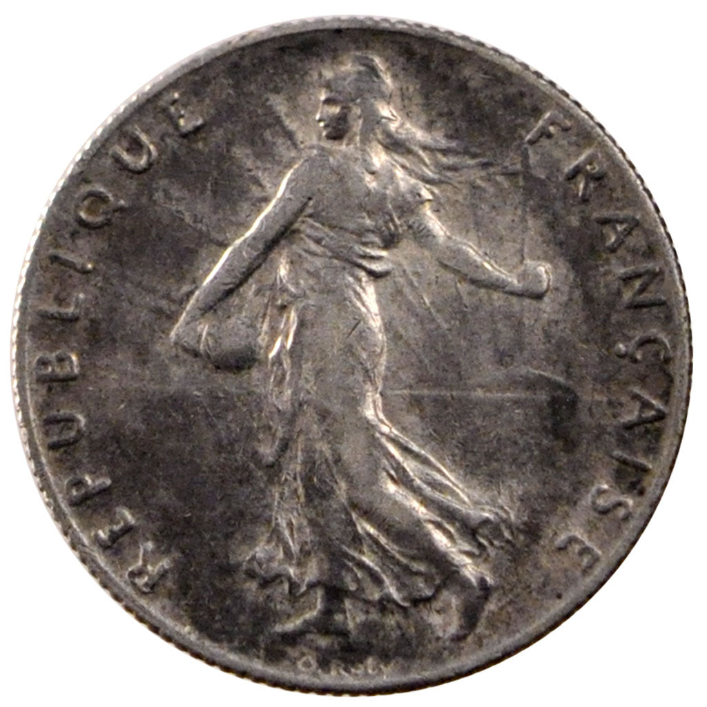FRANCE, Semeuse, 50 Centimes, 1902, Paris, KM #854, AU(50-53), Silver, 18.1,...