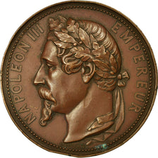 Francia, medaglia, Napoléon III, Exposition Universelle, 1855, Oudiné /