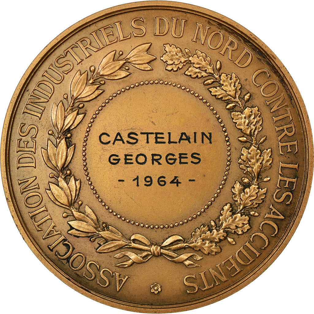 France, Medal, Association des Industriels du Nord contre les Accidents, 1964