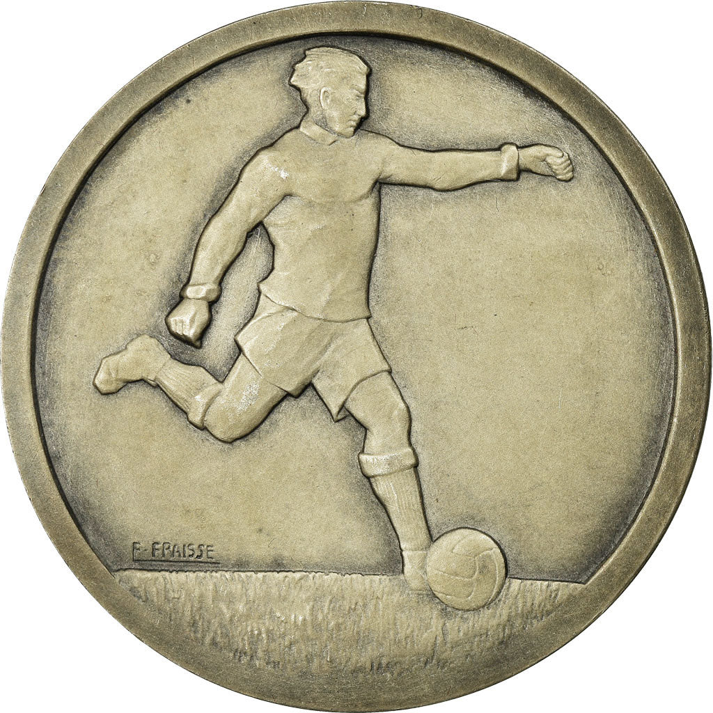 Frankrijk, Medaille, Sport, Football, Fraisse, PR+, Silvered bronze