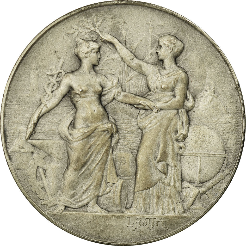 France, Medal, Presse Coloniale, Géographie Commerciale de Paris, 1921