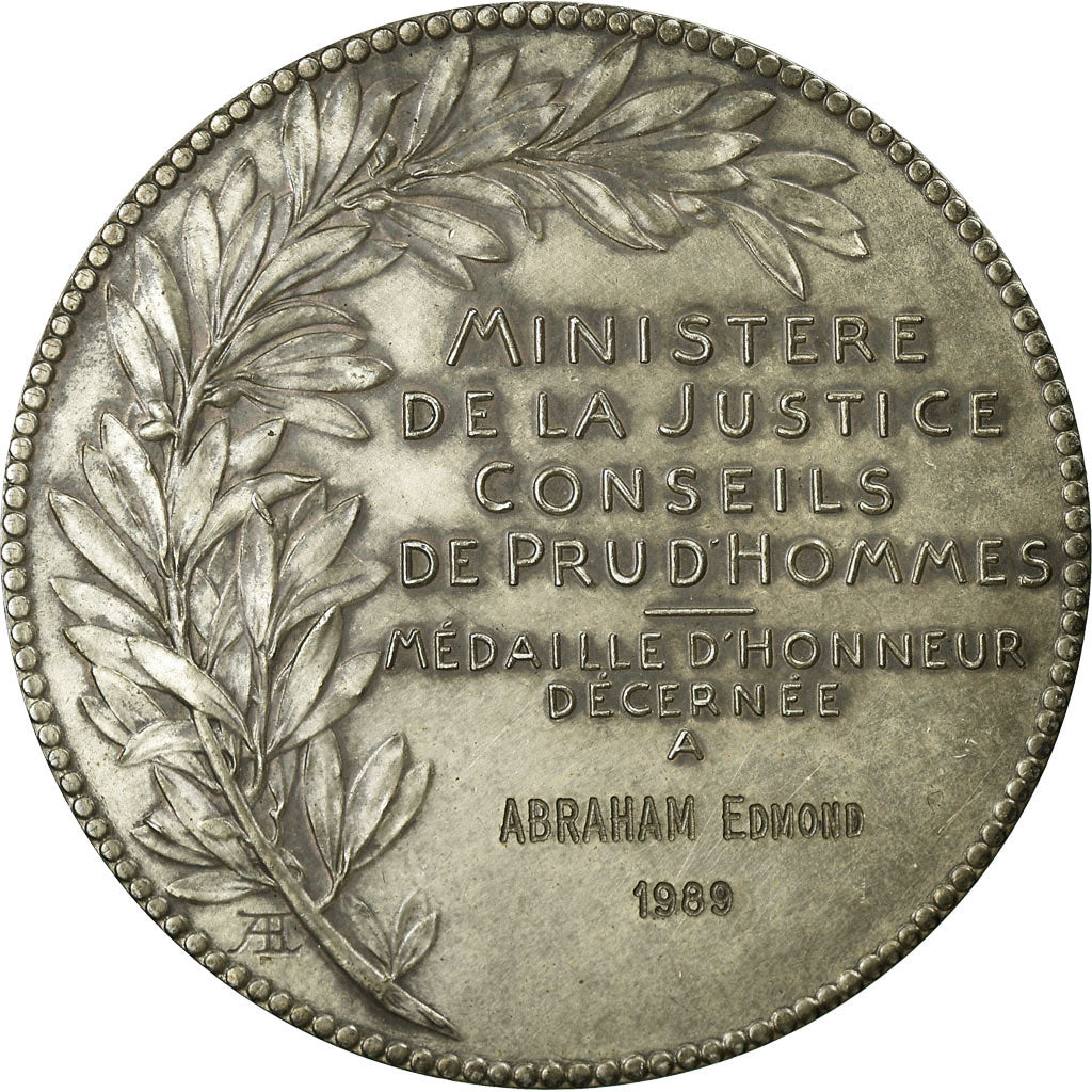 Frankreich, Medaille, Ministère de la Justice, Conseils des Prud'Hommes, 1989