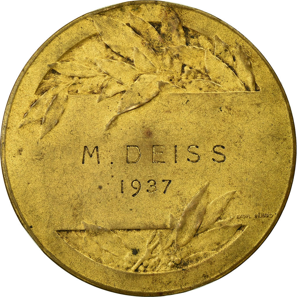 França, Medal, Automobile-Club du Nord de la France, 1937, Benard, VF(30-35)