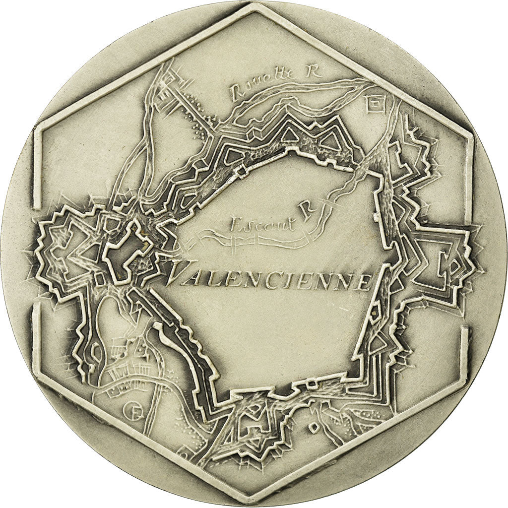 Francja, Medal, Valenciennes Réunie à la France en 1678, Undated, MS(64)