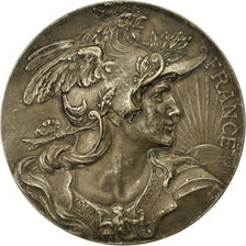 France, Medal, Syndicat de la Boucherie de Rouen, Bottée, EF(40-45), Silvered