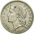 Moneda, Francia, Lavrillier, 5 Francs, 1937, BC+, Níquel, Gadoury:760