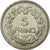 Moneta, Francja, Lavrillier, 5 Francs, 1937, VF(30-35), Nikiel, Gadoury:760