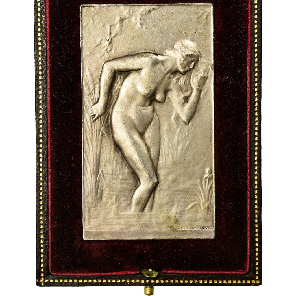 France, Medal, Le Bain, SAMF, N°63, Paris, 1903, Abel Lafleur, MS(63), Silver