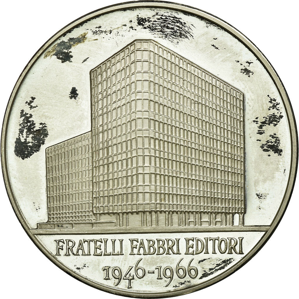 Włochy, Medal, Fratelli Fabri Editory, Biznes i przemysł, 1966, MS(63), Srebro