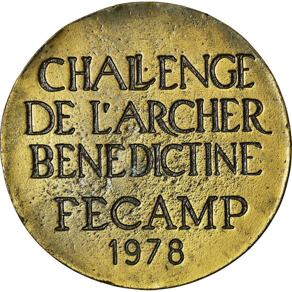 Francia, medaglia, Challenge de l'Archer Bénédictine, Fécamp, 1978, SPL-