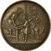 France, Medal, Education, Société des Amis de l'Enfance, 1863, Caqué