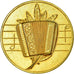 France, Medal, Musique, Accordéon, EF(40-45), Copper Gilt