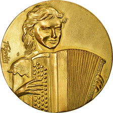 Francja, Medal, Musique, Accordéon, Tschudin, AU(50-53), Bronze