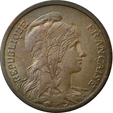 France, 2 Centimes, Dupuis, 1900, Paris, Bronze, AU(55-58), Gadoury:107, KM:841