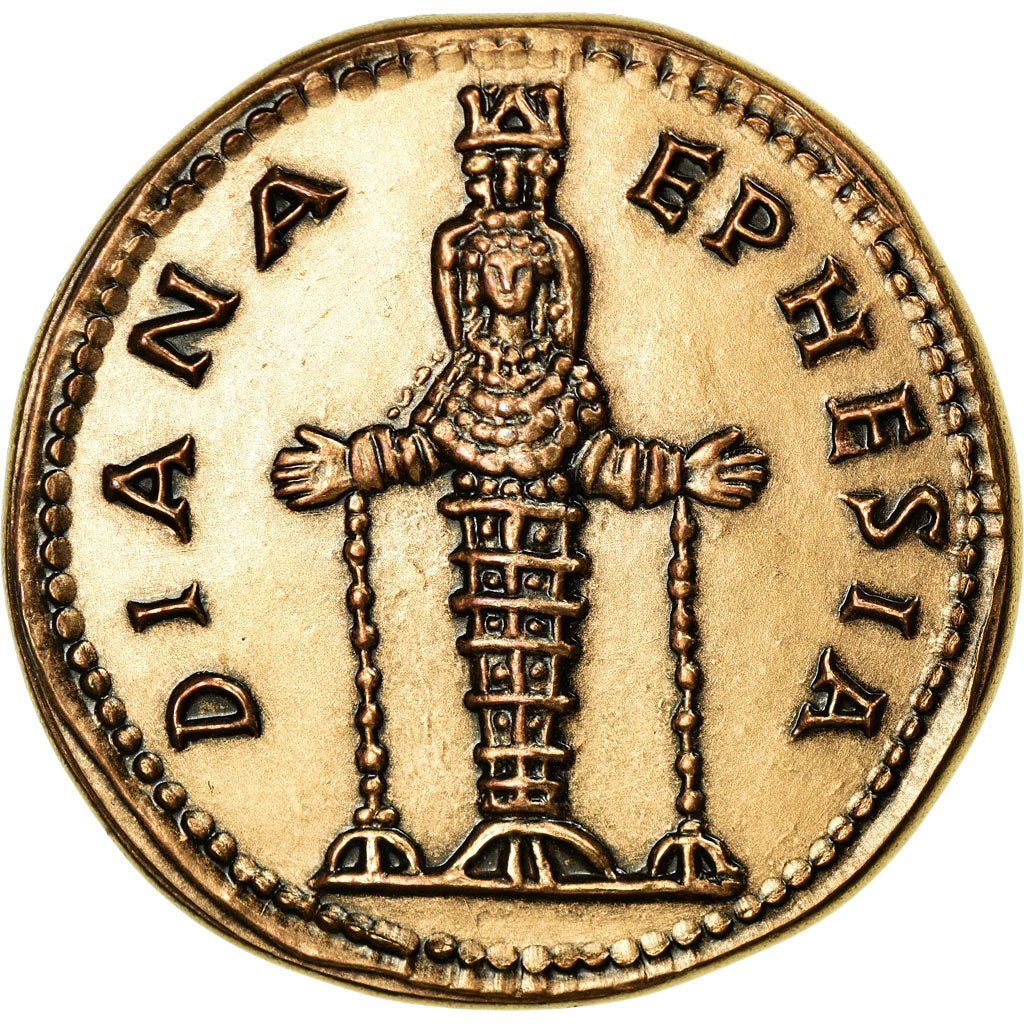 France, Medal, Reproduction Monnaie Antique,  Hadrien, MS(65-70), Bronze