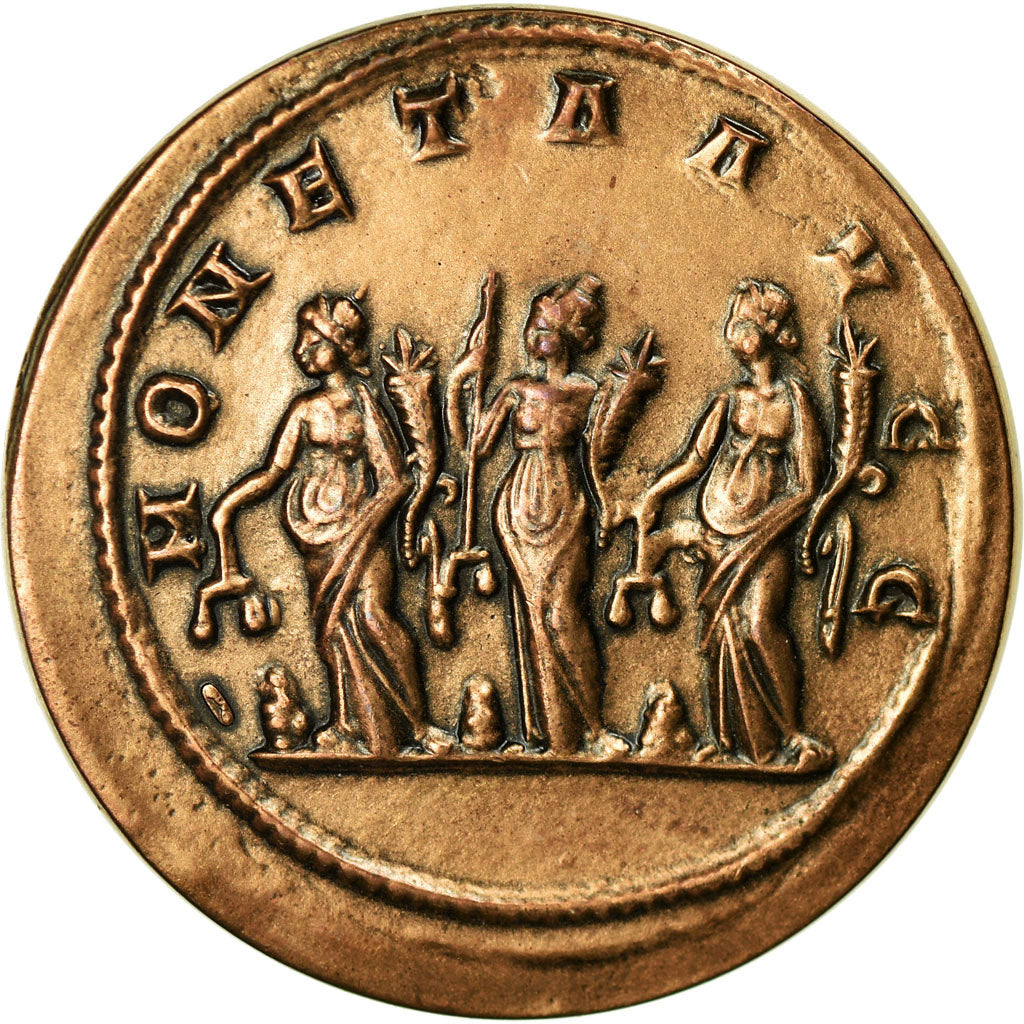 Frankreich, Medaille, Reproduction Monnaie Antique,  Dioclétien, STGL, Bronze