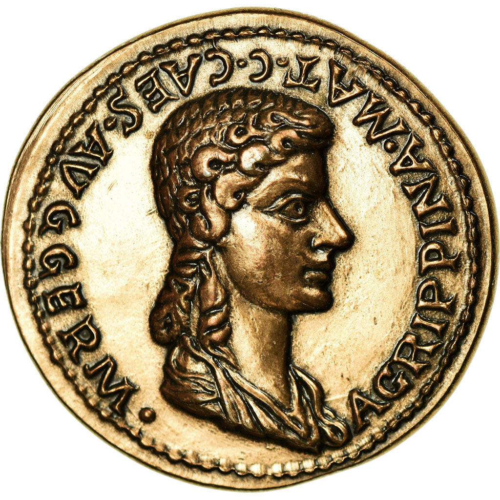 Frankreich, Medaille, Reproduction Monnaie Antique,  Agrippine, STGL, Bronze