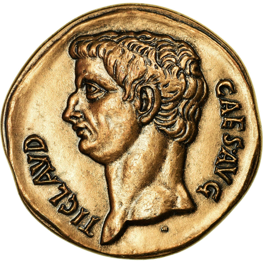 France, Medal, Reproduction Monnaie Antique, Claude, MS(65-70), Bronze