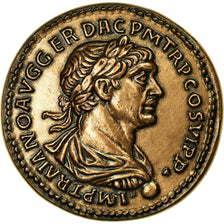 France, Medal, Reproduction Monnaie Antique, Trajan, MS(65-70), Bronze