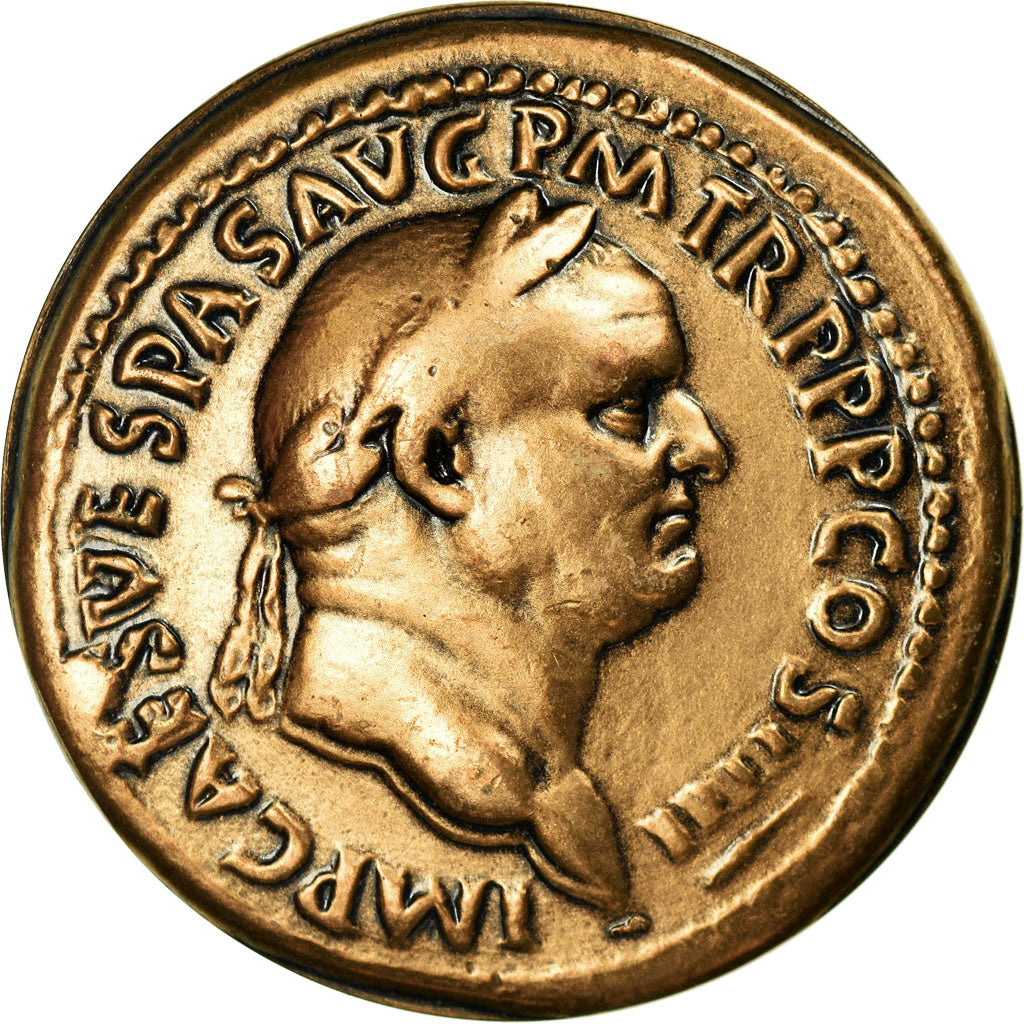 France, Médaille, Reproduction Monnaie Antique,  Vespasien, FDC, Bronze