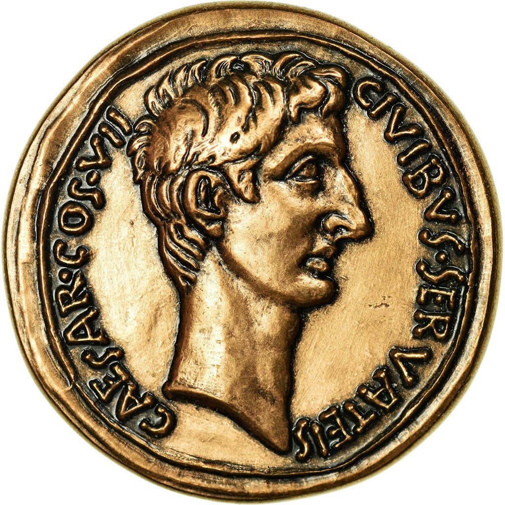 France, Medal, Reproduction Monnaie Antique,  Auguste, MS(65-70), Bronze