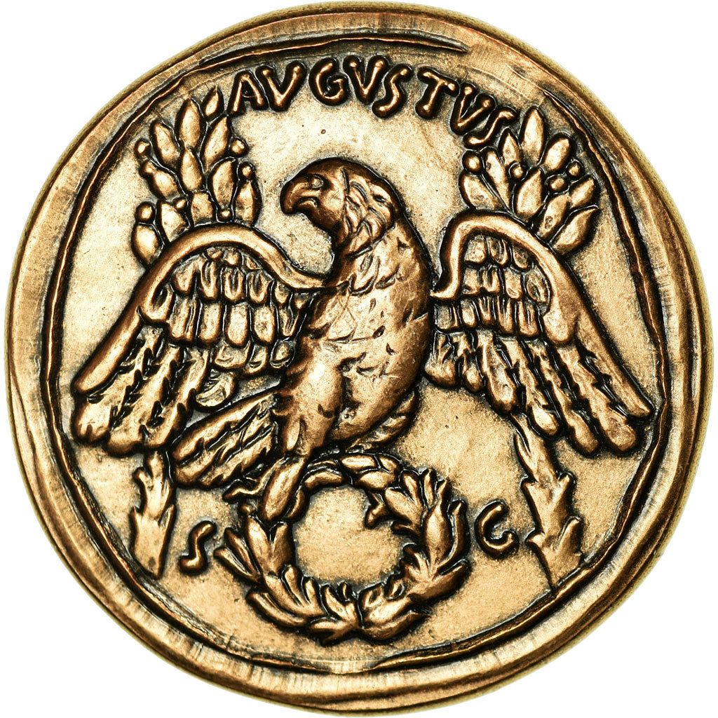 France, Medal, Reproduction Monnaie Antique,  Auguste, MS(65-70), Bronze