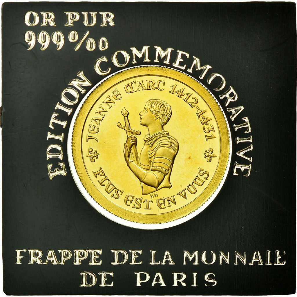 Frankrijk, Medaille, Jeanne d'Arc, 50ème Anniversaire de la Canonisation, FDC