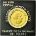 France, Medal, Résistance, Charles de Gaulle, MS(65-70), Gold