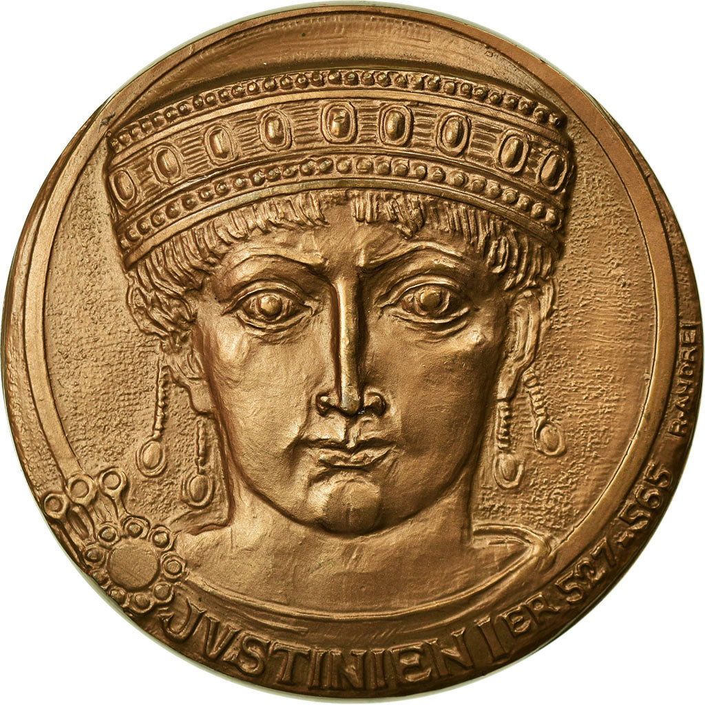 France, Medal, Notariat Français, Justinien Ier, 1973, Andrei, MS(65-70)